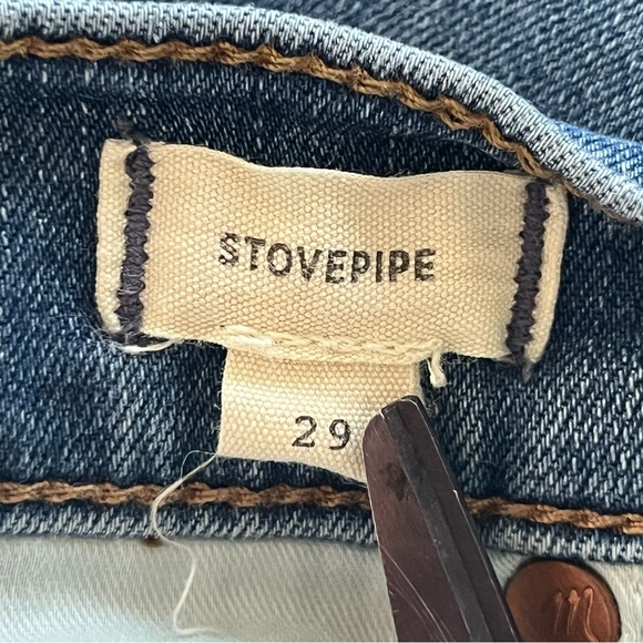 Madewell Stovepipe Jeans Women’s Size 29 Straight Leg Denim - Picture 8 of 9